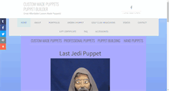 Desktop Screenshot of custompuppets.com